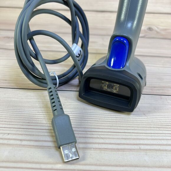 Intermec SR30 Handheld Barcode Scanner USB Wired + Adjustable Symbol Stand WORKS - Picture 7 of 15